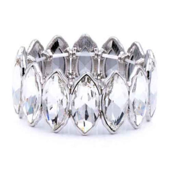 FASHION OVAL RHINESTONE STYLE BRACELET