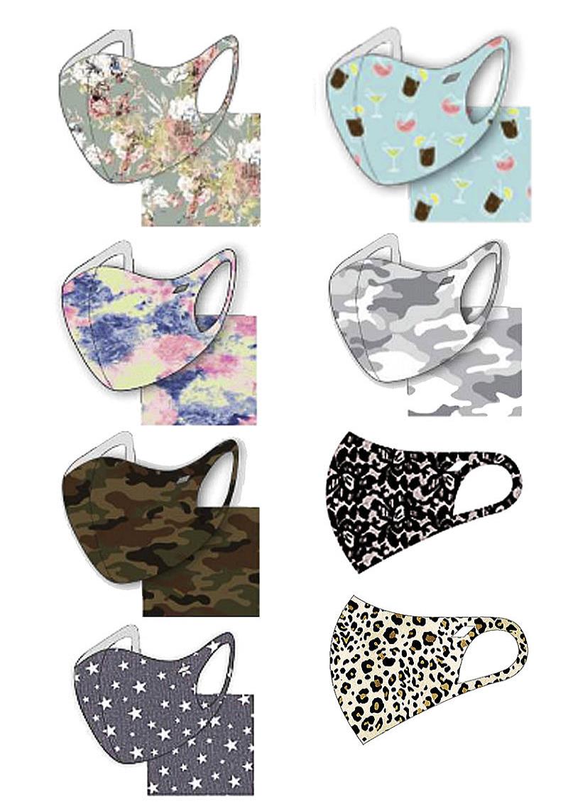 FASHION PRINT 3D FIT FACE MASK