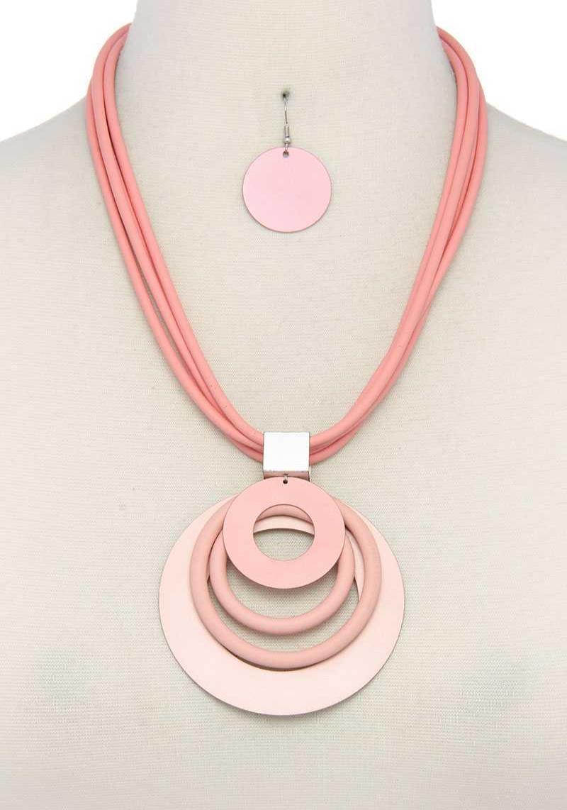 CIRCLE PENDANT NECKLACE