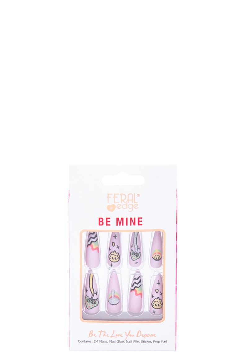 BE THE LOVE YOU DESERVE MULTI COLOR PRINT NAIL DECORATION SET