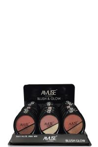 24 PCS. AMUSE COSMETICS BLUSH AND GLOW