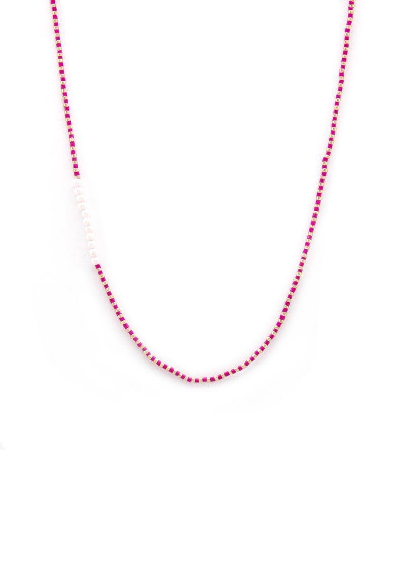 PEARL SEED BEAD NECKLACE
