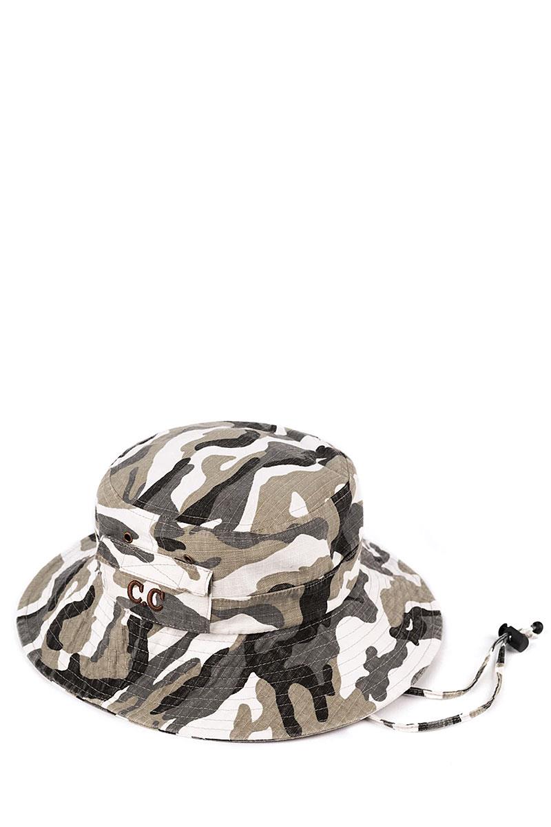 C.C CAMOUFLAGE BUCKET HAT