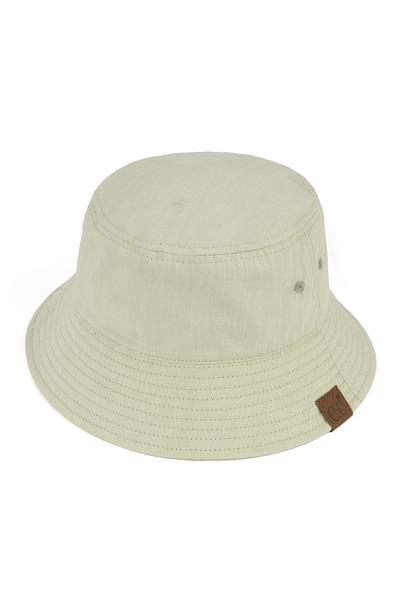 SOLID COTTON BUCKET HAT