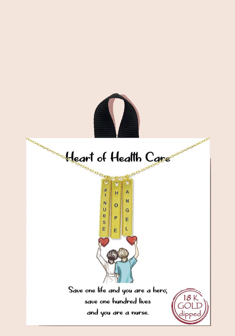 BLB HEART OF HEALTH CARE PENDANT NECKLACE