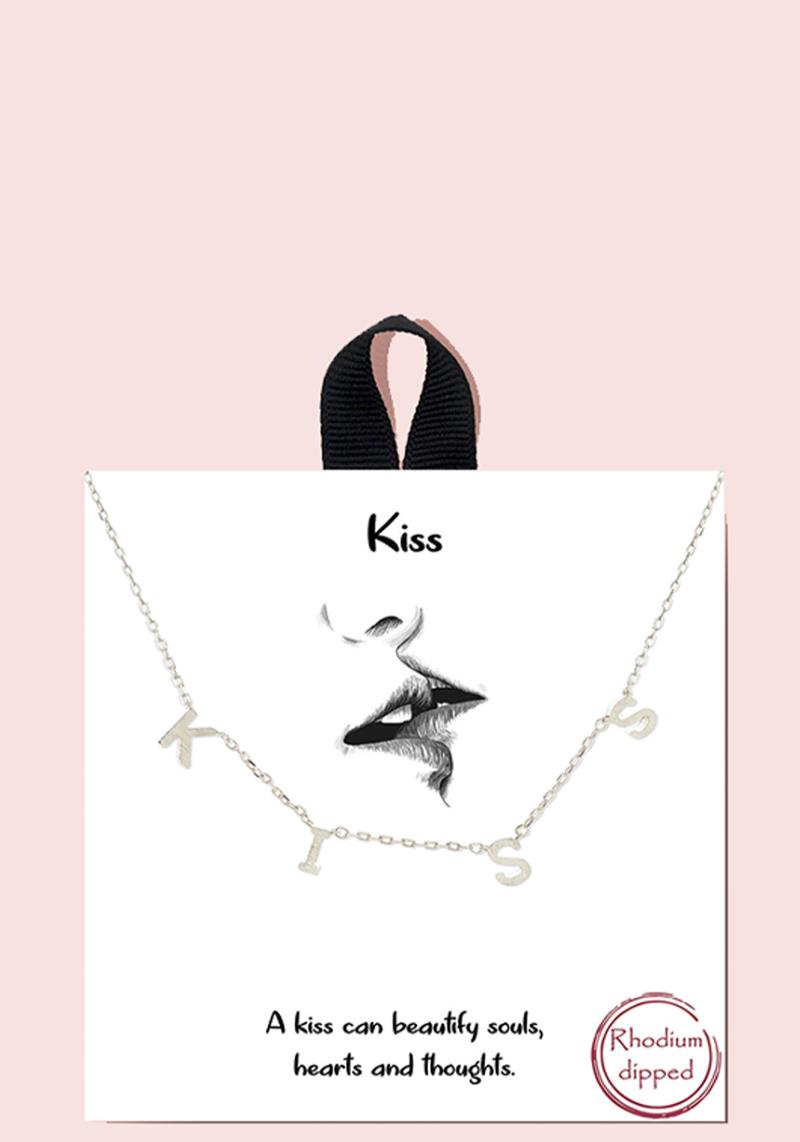 18K GOLD RHODIUM DIPPED NECKLACE