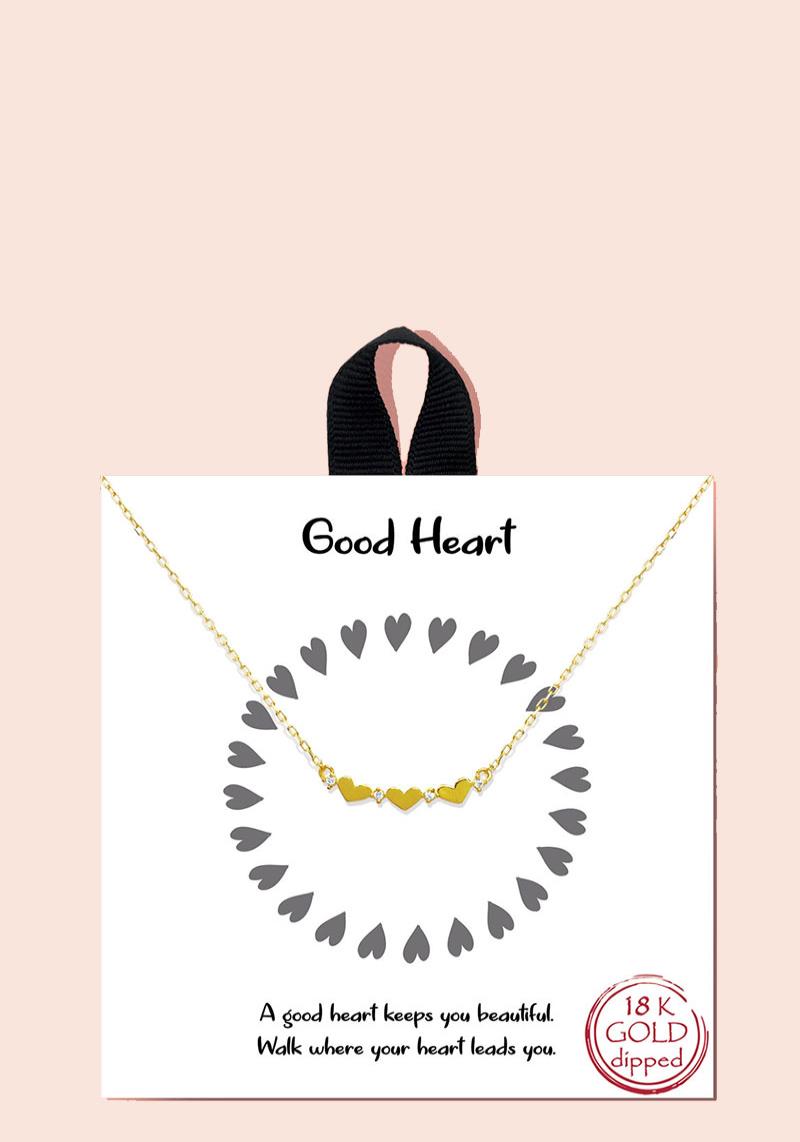 BLB GOOD HEART PENDANT NECKLACE