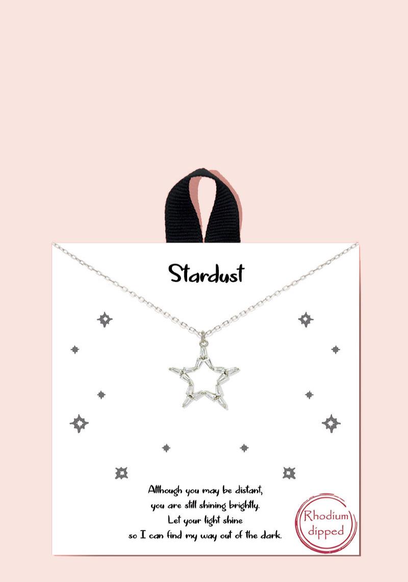 BLB STARDUST PENDANT NECKLACE