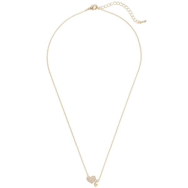 18K GOLD RHODIUM DIPPED IN MY HEART NECKLACE