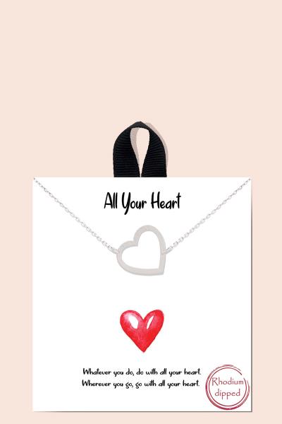 BLB ALL YOUR HEART PENDANT NECKLACE