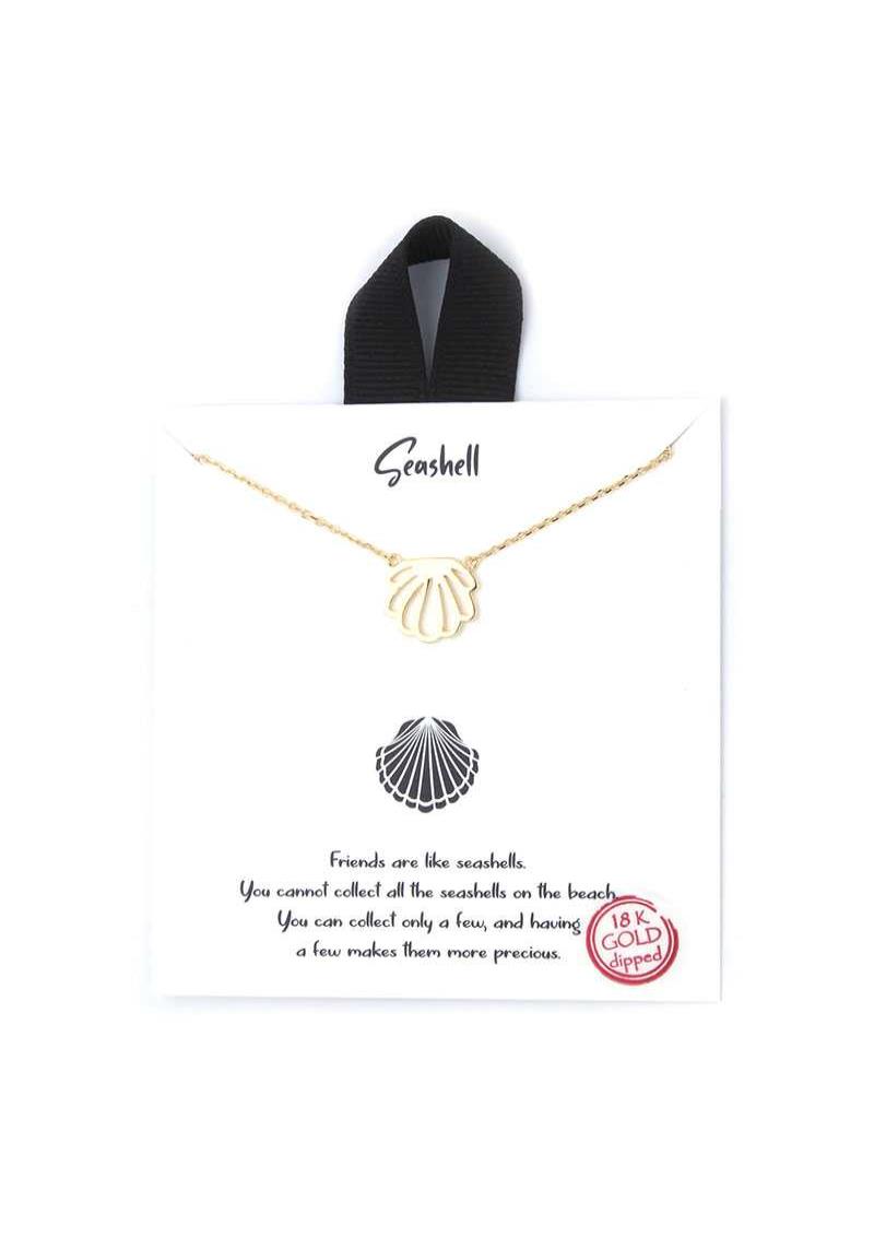 SEASHELL CHARM NECKLACE