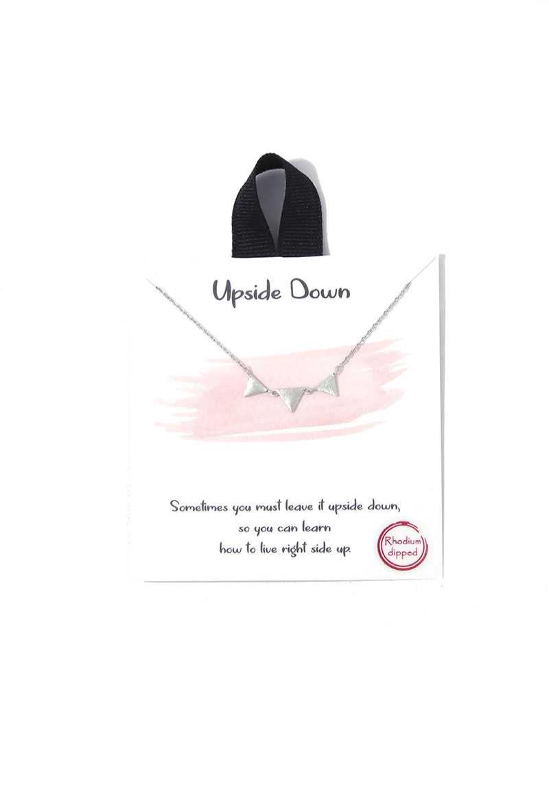 UPSIDE DOWN CHARM NECKLACE