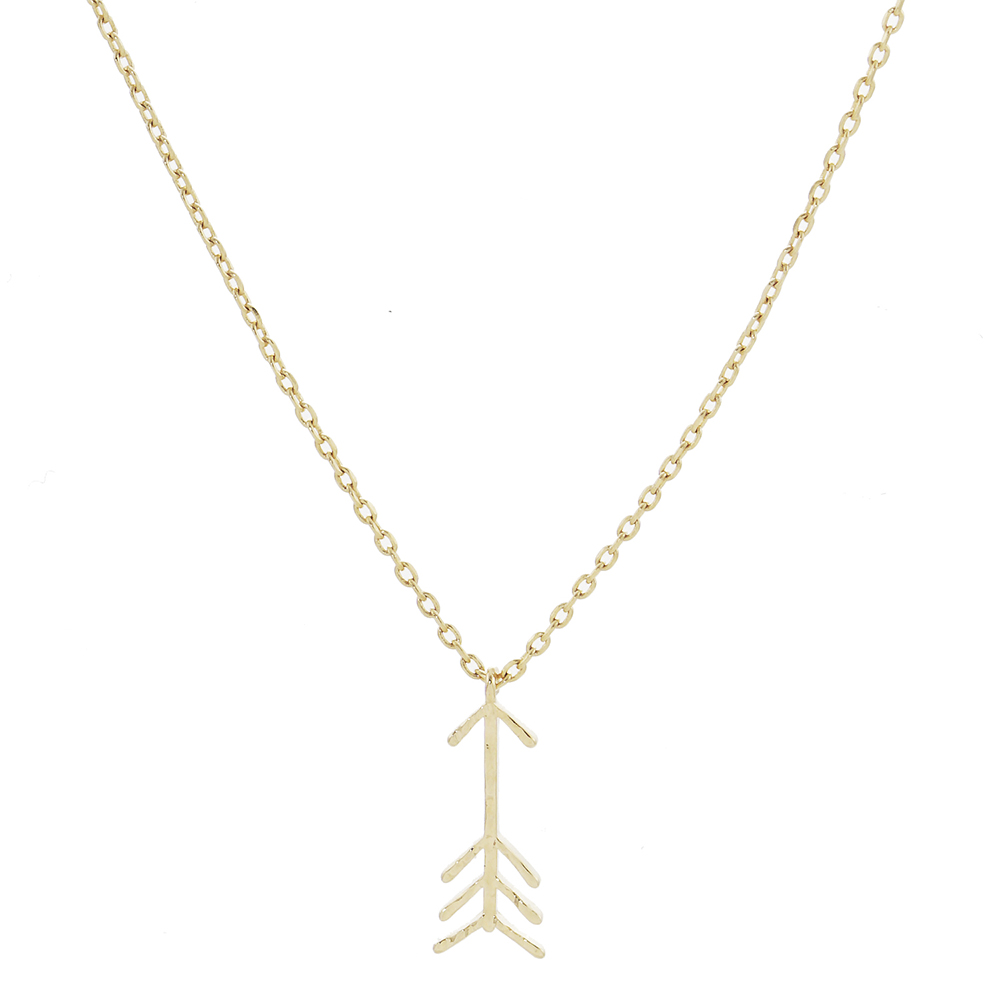 18K GOLD RHODIUM DIPPED GET LOST IN NATURE NECKLACE