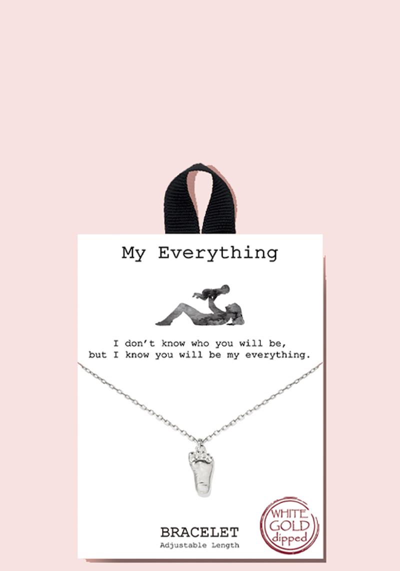 MY EVERYTHING BRACELET 18K GOLD RHODIUM DIPPED
