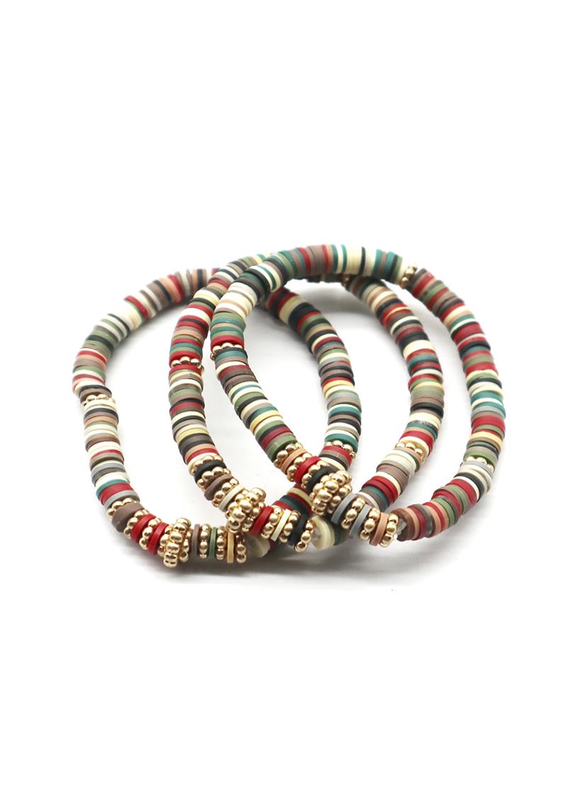 RUBBER DISC STERTH MULTI BRACELET SET