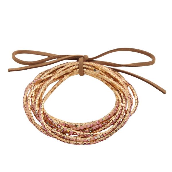 RHINESTONE BRACELET SET