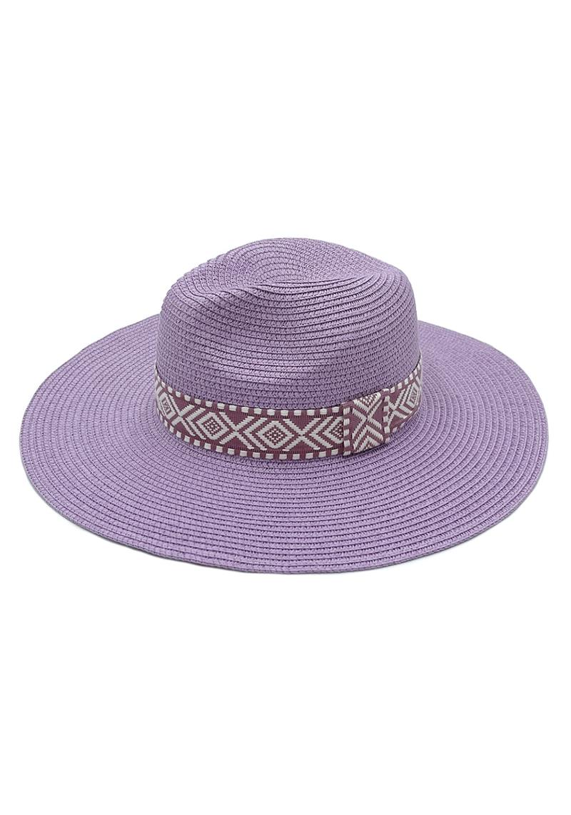 AZTEC BAND PANAMA HAT