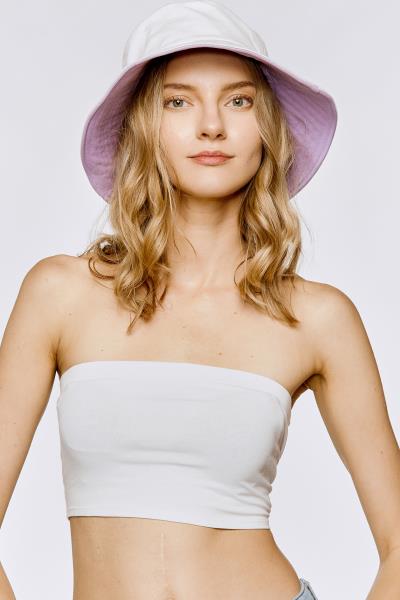 REVERSIBLE TWO TONE BUCKET SUN HAT