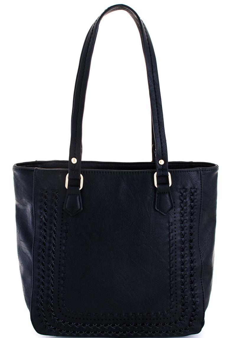 Designer Braided Modern Tote Bag