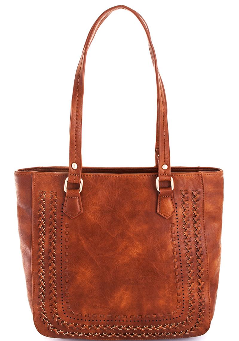 Designer Braided Modern Tote Bag
