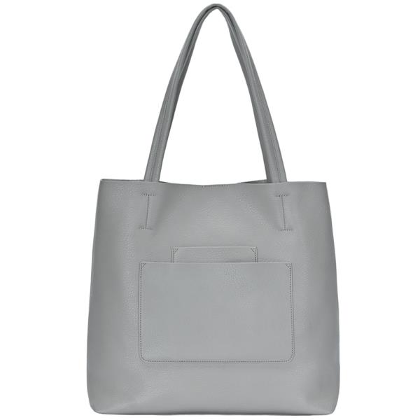 SMOOTH SHOULDER TOTE BAG