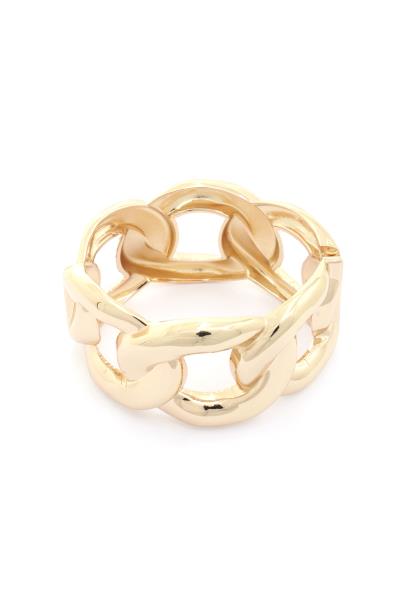 RHODIUM GOLD PLATED HINGED BANGLES