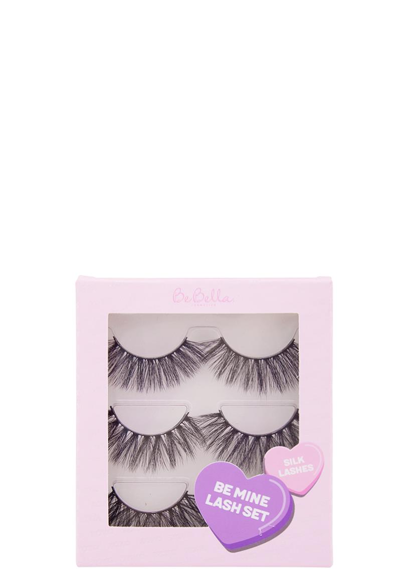BE MINE EYELASHES SILK  SET