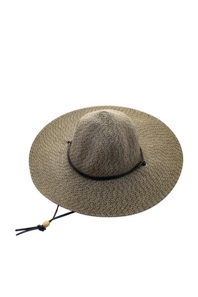 PLAIN SMOOTH STRING FLAPPY SUN HAT