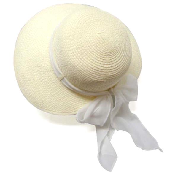 CHIC RIBBON STRAW SUN HAT