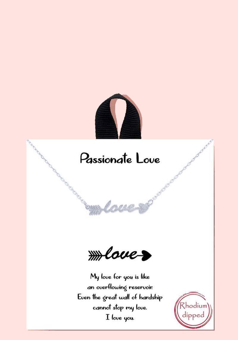 BLB PASSIONATE LOVE PENDANT NECKLACE