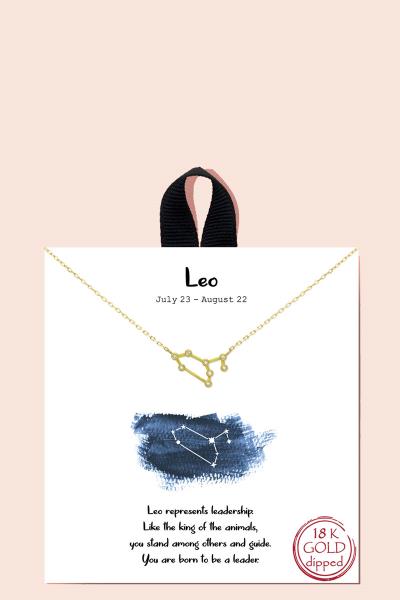 BLB HOROSCOPE ZODIAC DAINTY NECKLACE