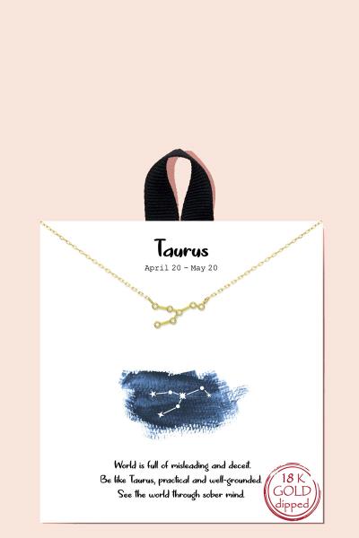 BLB HOROSCOPE ZODIAC DAINTY NECKLACE