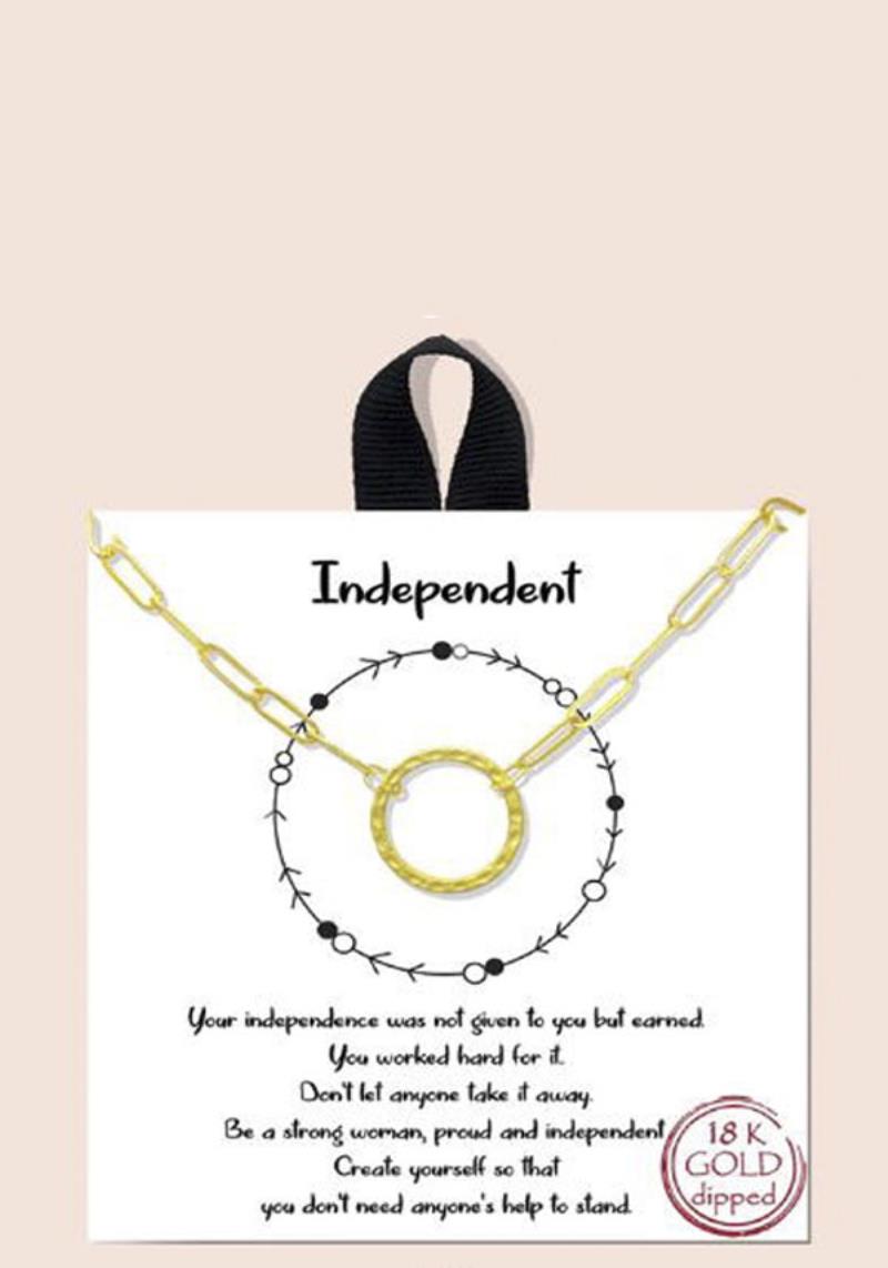 BLB INDEPENDENT METAL CHAIN NECKLACE