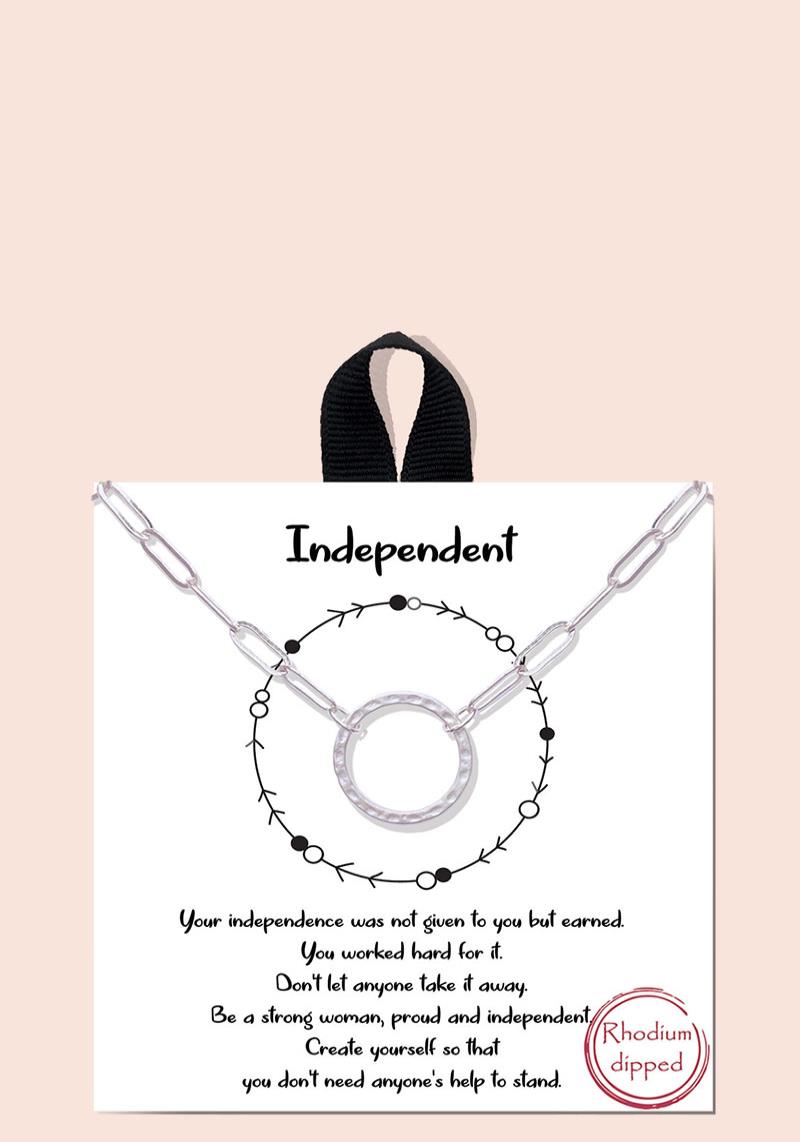 BLB INDEPENDENT METAL CHAIN NECKLACE