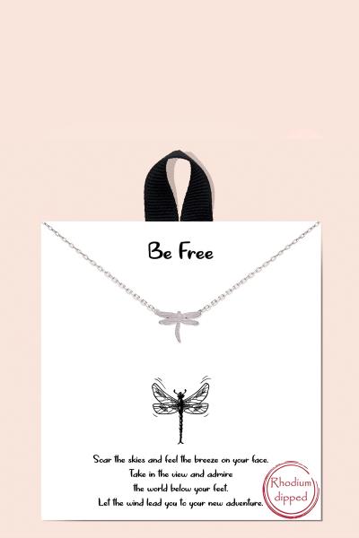 BLB BE FREE DAINTY NECKLACE