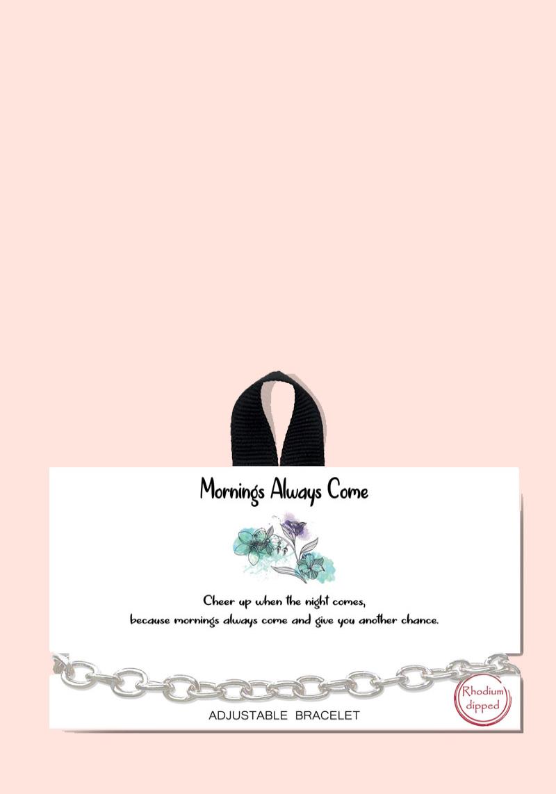 BLB MORRINGS ALWAYS COME BASIC CHAIN METAL BRACELET