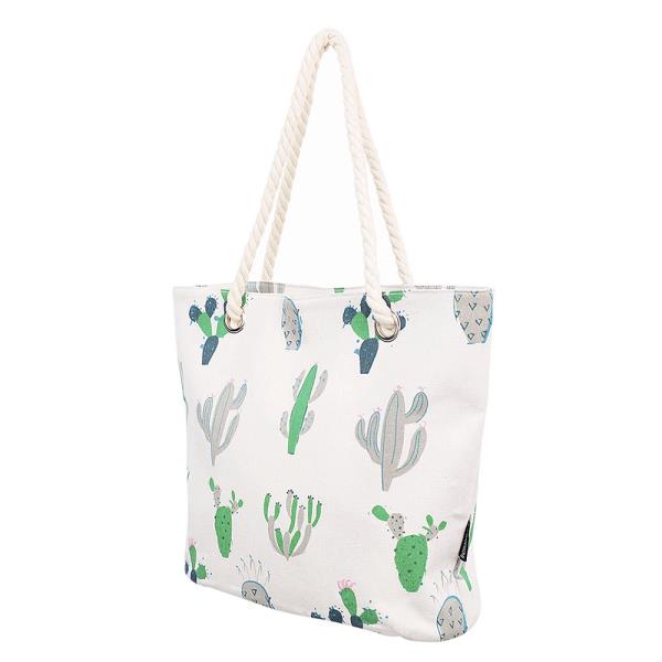CACTUS PLANT PRINT TOTE BAG