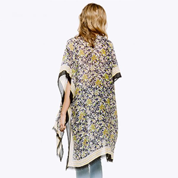 MULTI PRINTED KIMONO