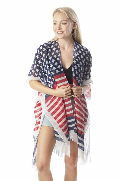 AMERICAN FLAG KIMONO