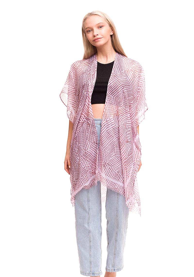 TWO TONE COLOR KIMONO