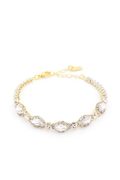 MARQUISE RHINESTONE EDGE BRACELET
