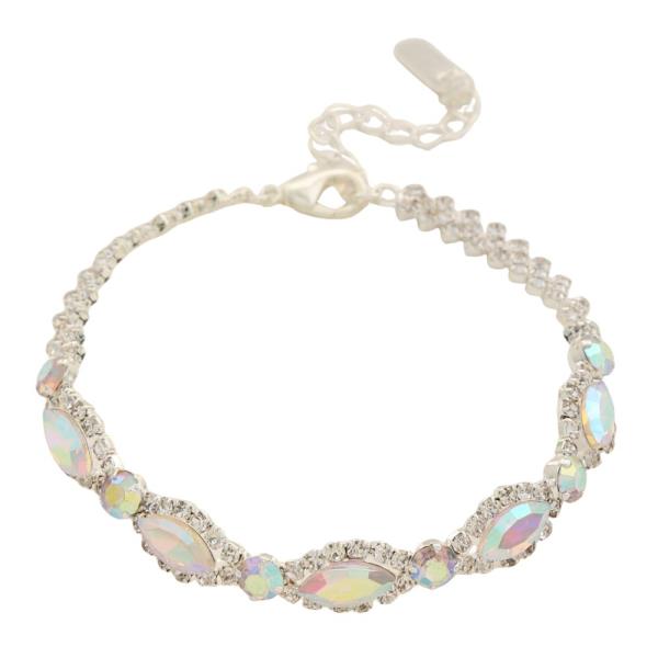 MARQUISE RHINESTONE EDGE BRACELET