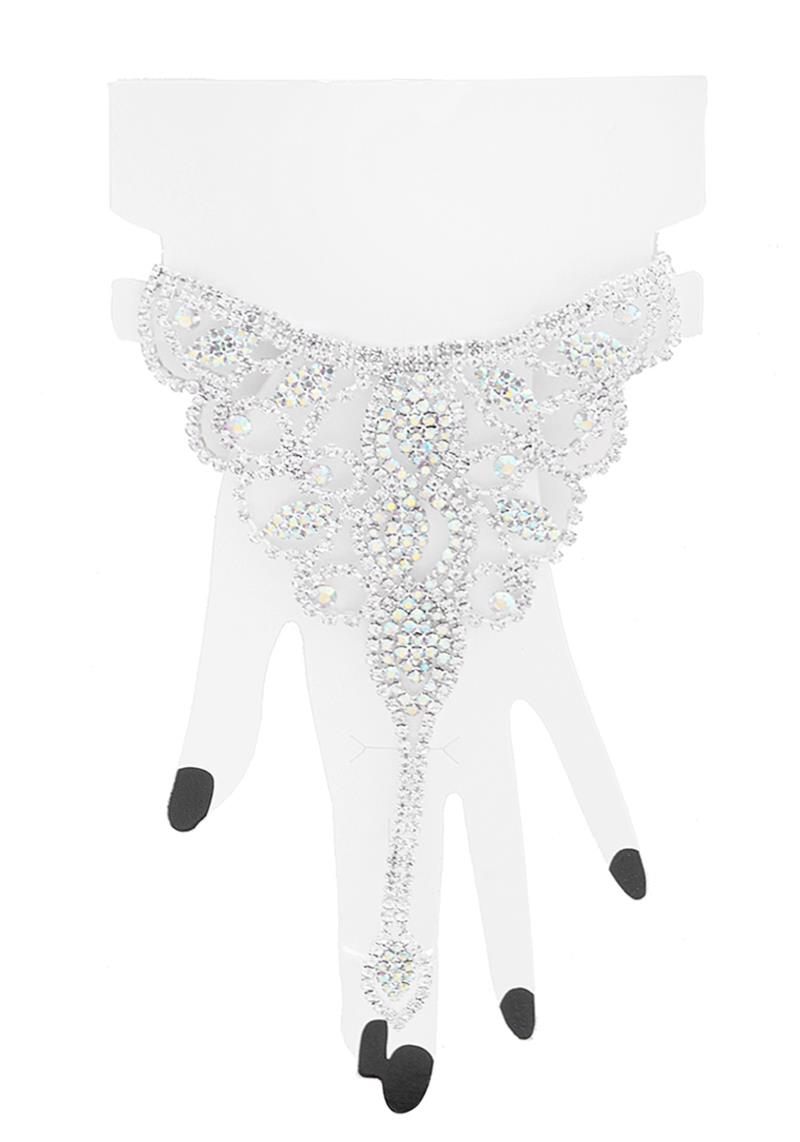 FASHION HAND RHINESTONE RING BRACELET