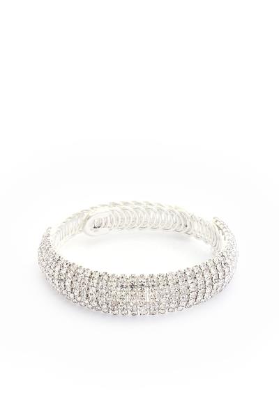 RHINESTONE FLEXIBLE BRACELET