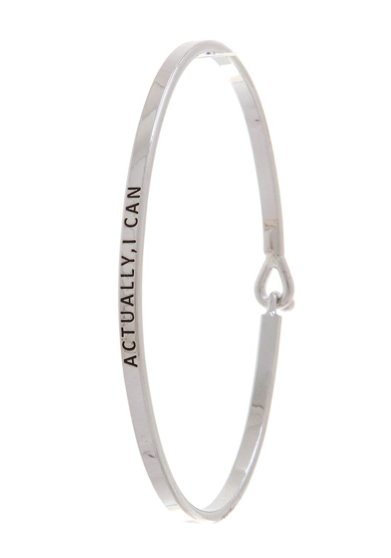 ACTUALLY, I CAN INSPIRATION BANGLE