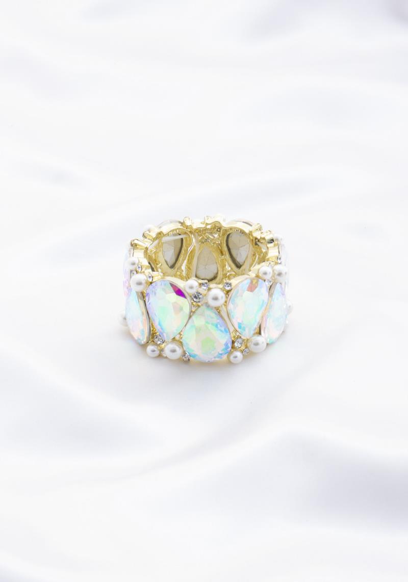 TEARDROP RHINESTONE BRACELET