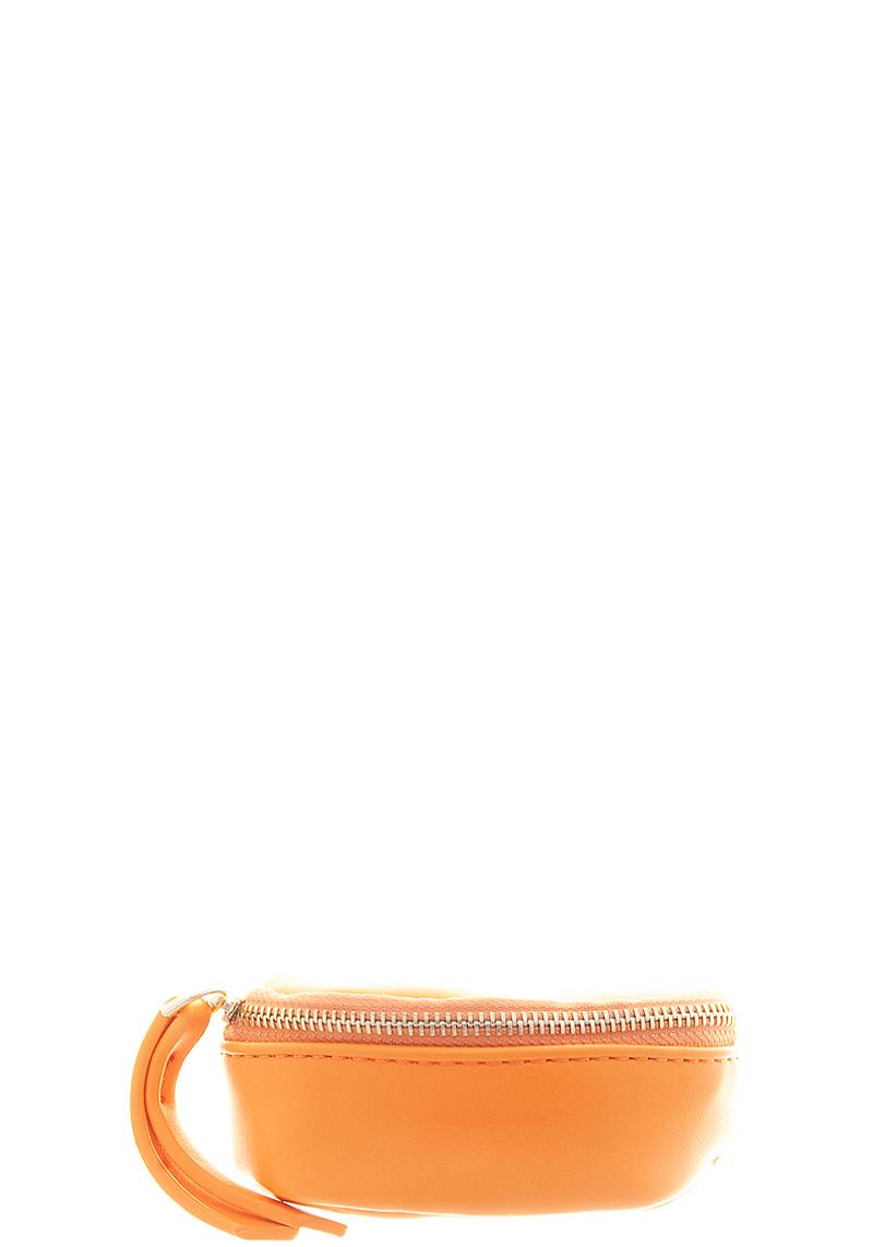 SMOOTH BUCKLE ZIPPER MINI POUCH BAG
