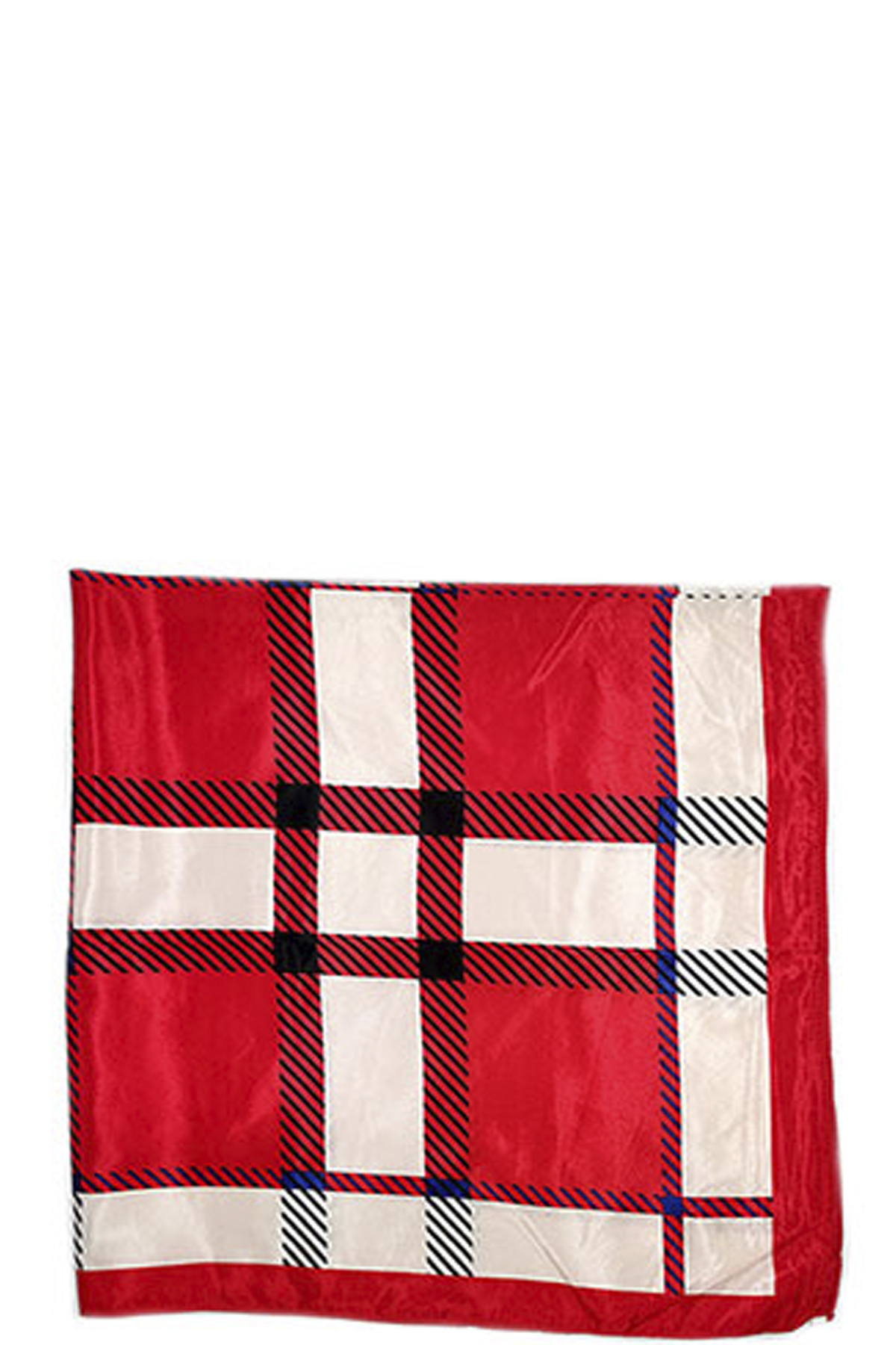 MULTI PATTERN SILKY NECK SCARF