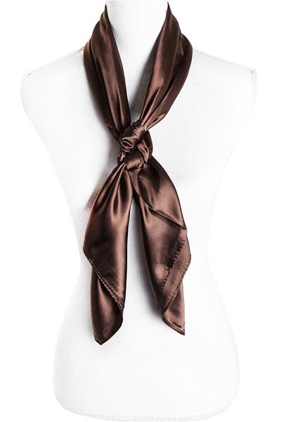 SILKY PLAIN COLOR SCARF