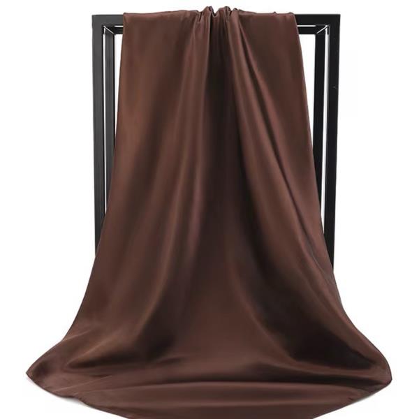 SILKY PLAIN COLOR SCARF